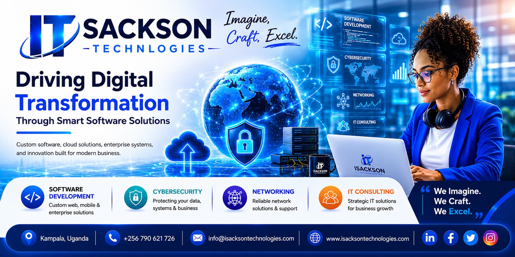 At Isackson Technologies, we transform ideas into powerful digital solutions that drive business growth.